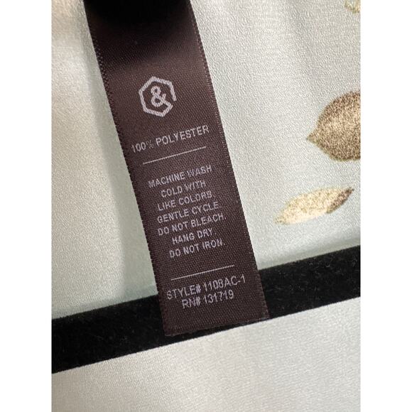 Agnes & Dora Floral Print Kimono Cardigan Open‎ Front Light Blue M/L Sheer - Picture 3 of 5